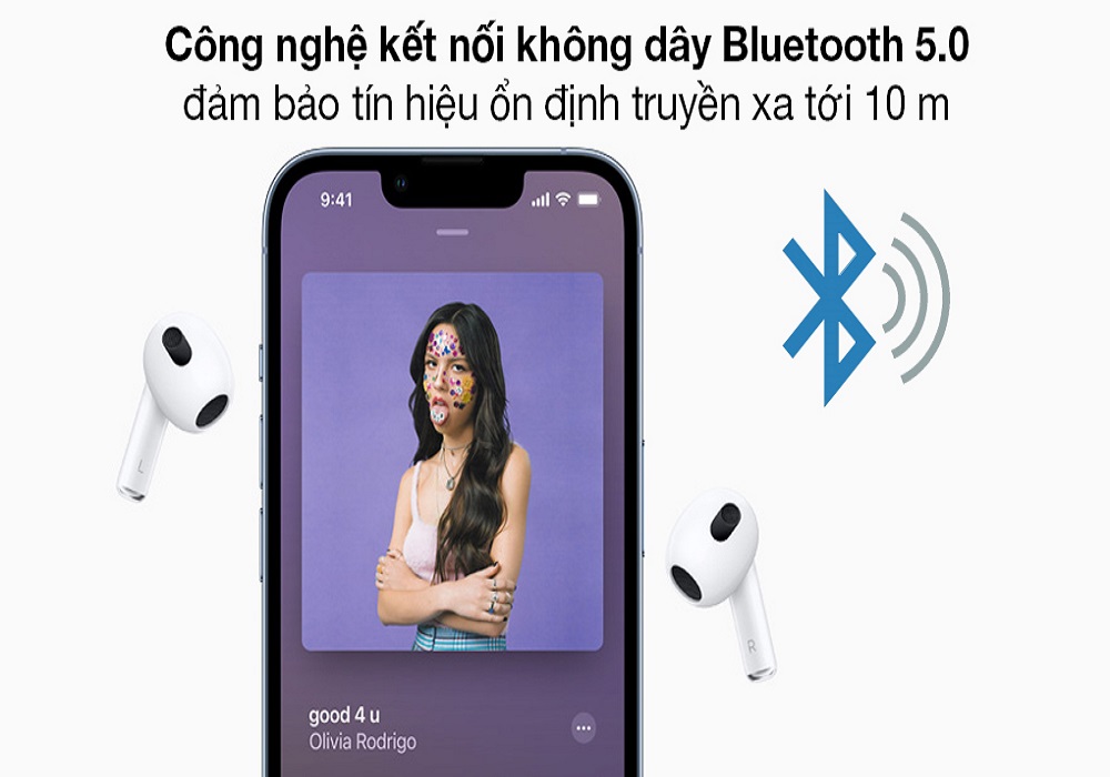 Tín hiệu mượt mà, kết nối không dây Bluetooth 5.0