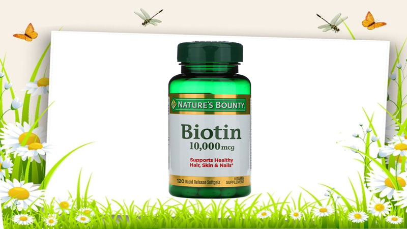 Cách dùng viên uống Nature's Bounty Biotin 5000 mcg