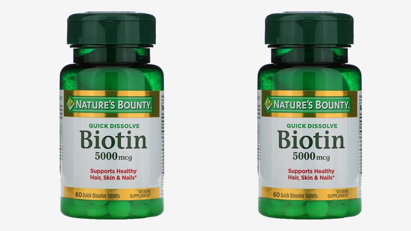 Viên uống Nature's Bounty Biotin 5000 mcg