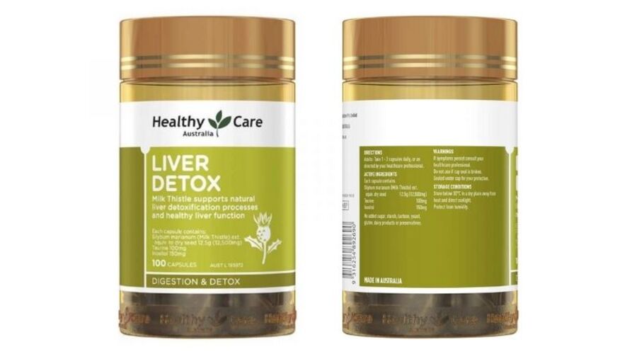 Hướng dẫn sử dụng healthy care liver detox