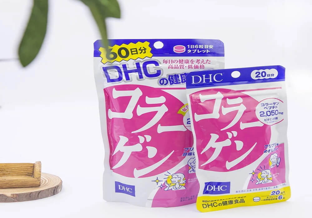 Nên sử dụng 6 viên uống Collagen DHC Nhật Bản mỗi ngày