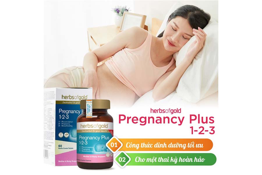 Viên uống Vitamin Herbs Of Gold Pregnancy Plus có nhiều điểm vượt trội